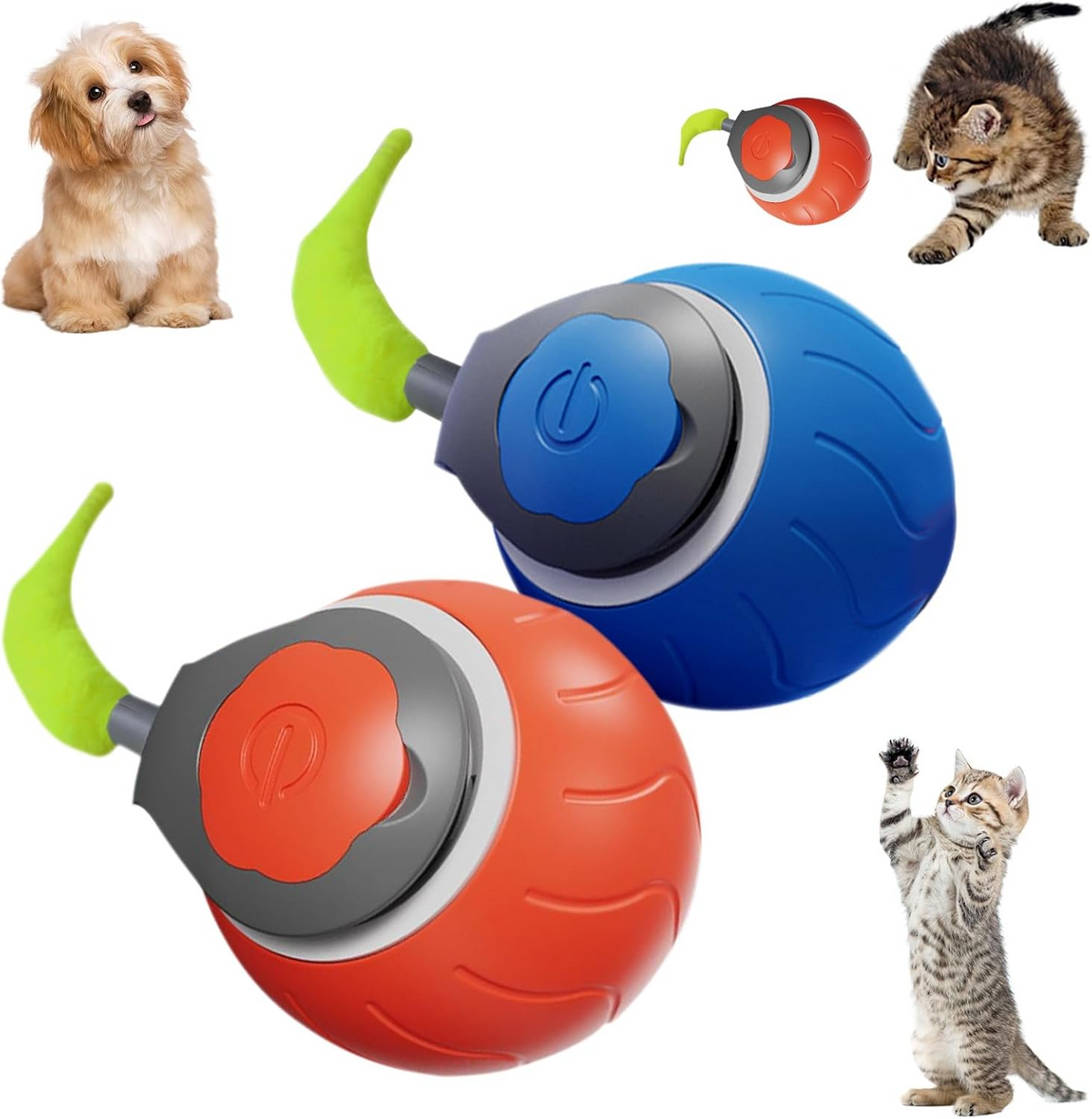 The Zoomies Ball — Self-Rolling Cat Toy