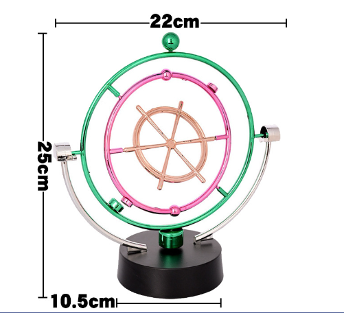 The Orbit Globe — Perpetual Motion Desk Swing