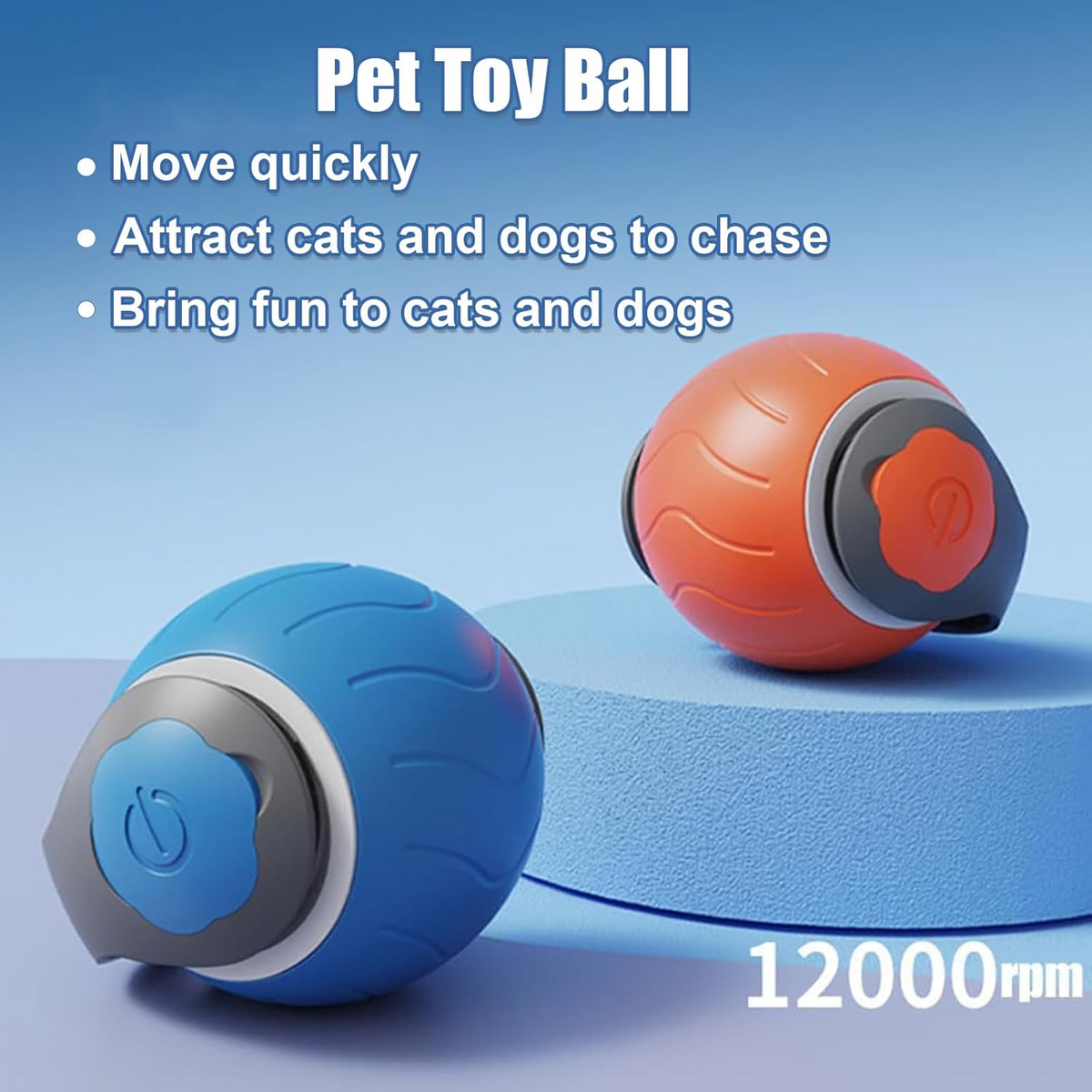 The Zoomies Ball — Self-Rolling Cat Toy