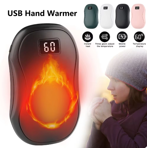Pocket Furnace — Rechargeable Hand Warmer & Power Bank